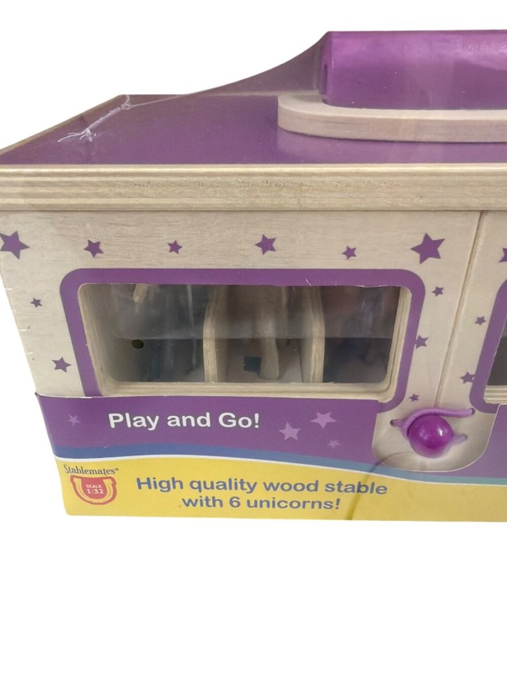 Breyer Unicorn Magic Wooden Stable Playset With 6 Unicorns NEW - Picture 6 of 10
